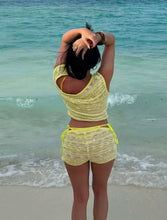 Yellow knit co ord set