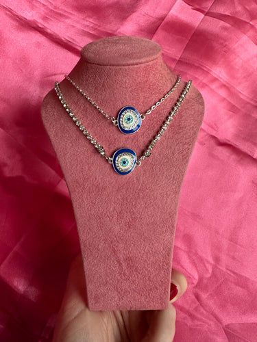 Evil eye pendant necklace