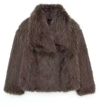 Faux fur jacket