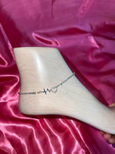 Heartbeat anklet