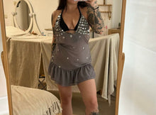 Gray mini dress
