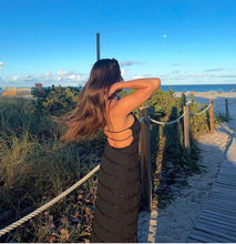 Ruched maxi dress