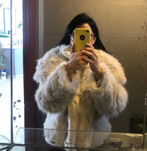 Faux fur jacket