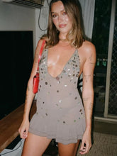 Gray mini dress