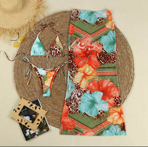 Tropical 3 piece co ord set