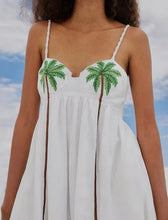 Palm tree maxi dress