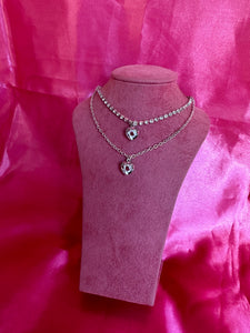 Crystal shape necklace