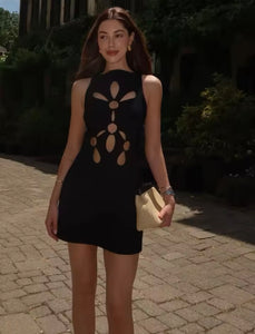 Cut out mini dress