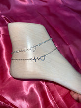 Heartbeat anklet