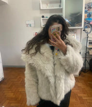 Faux fur jacket