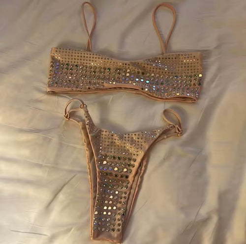 Studded bikini set