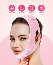 V-shaped face lifting bandage