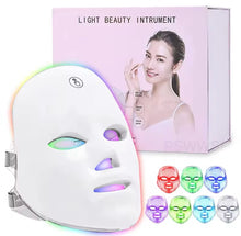 LED 7 colour face mask