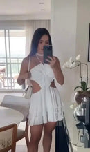 White flower dress