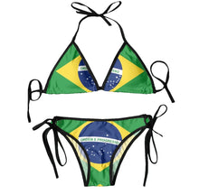 Country flag print bikini