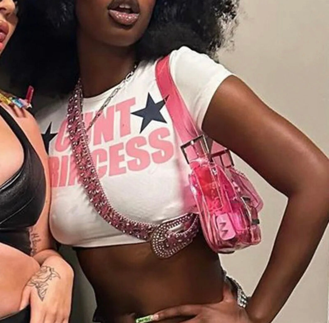 Cunt Princess crop top