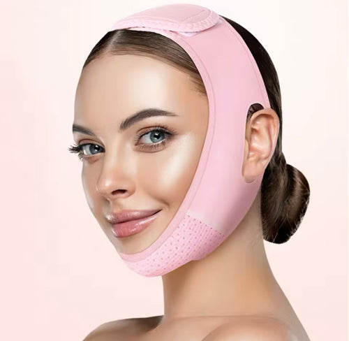 V-shaped face lifting bandage