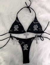 Rhinestone bikini set