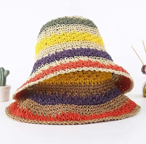 Colourful bucket hat