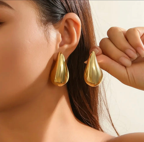 Chunky drop earrings