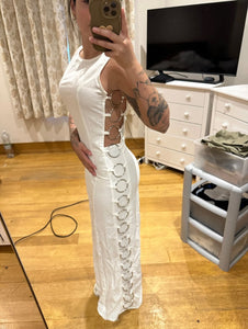 Side Ring maxi dress