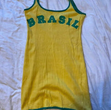 Brasil yellow mini dress