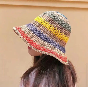 Colourful bucket hat