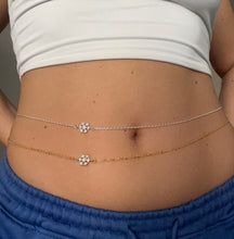 Snowflake belly chain