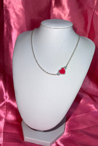 Red heart necklace