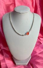 Red heart necklace