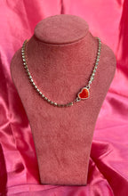 Red heart necklace