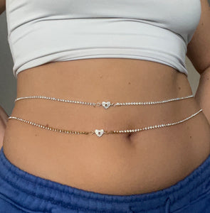 Love lock belly chain