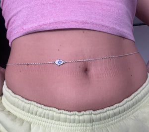 Evil eye belly chain