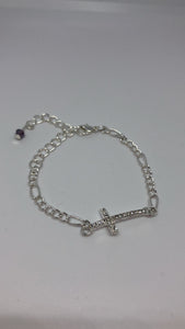 Sparkle cross bracelet - Icegoldbyvee