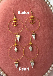 Pendant earrings