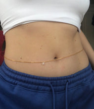 Zodiac sign belly chain