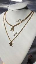 Charm letter necklace