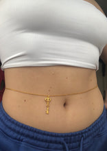 Love key belly chain