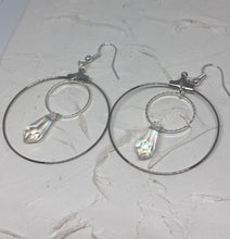 Crystal drop round earrings - Icegoldbyvee