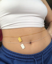 Post card belly chain