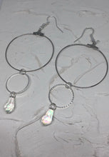 Rain drop double circle hoops - Icegoldbyvee