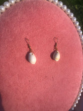 Small seashell earrings