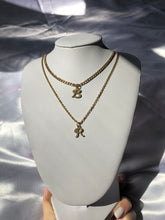 Charm letter necklace