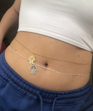 Hand of Fatima belly chain