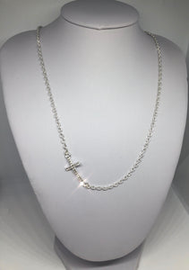 Sparkle cross necklace - Icegoldbyvee