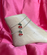 Cherry anklet