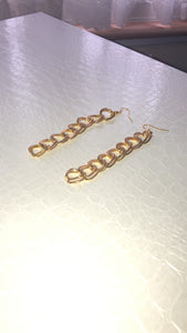 Chain earrings - Icegoldbyvee