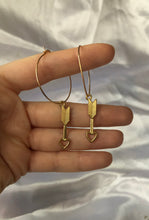 Love arrow hoops