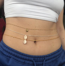 Seashell belly chain