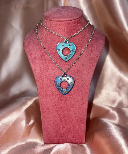 Colour heart necklace